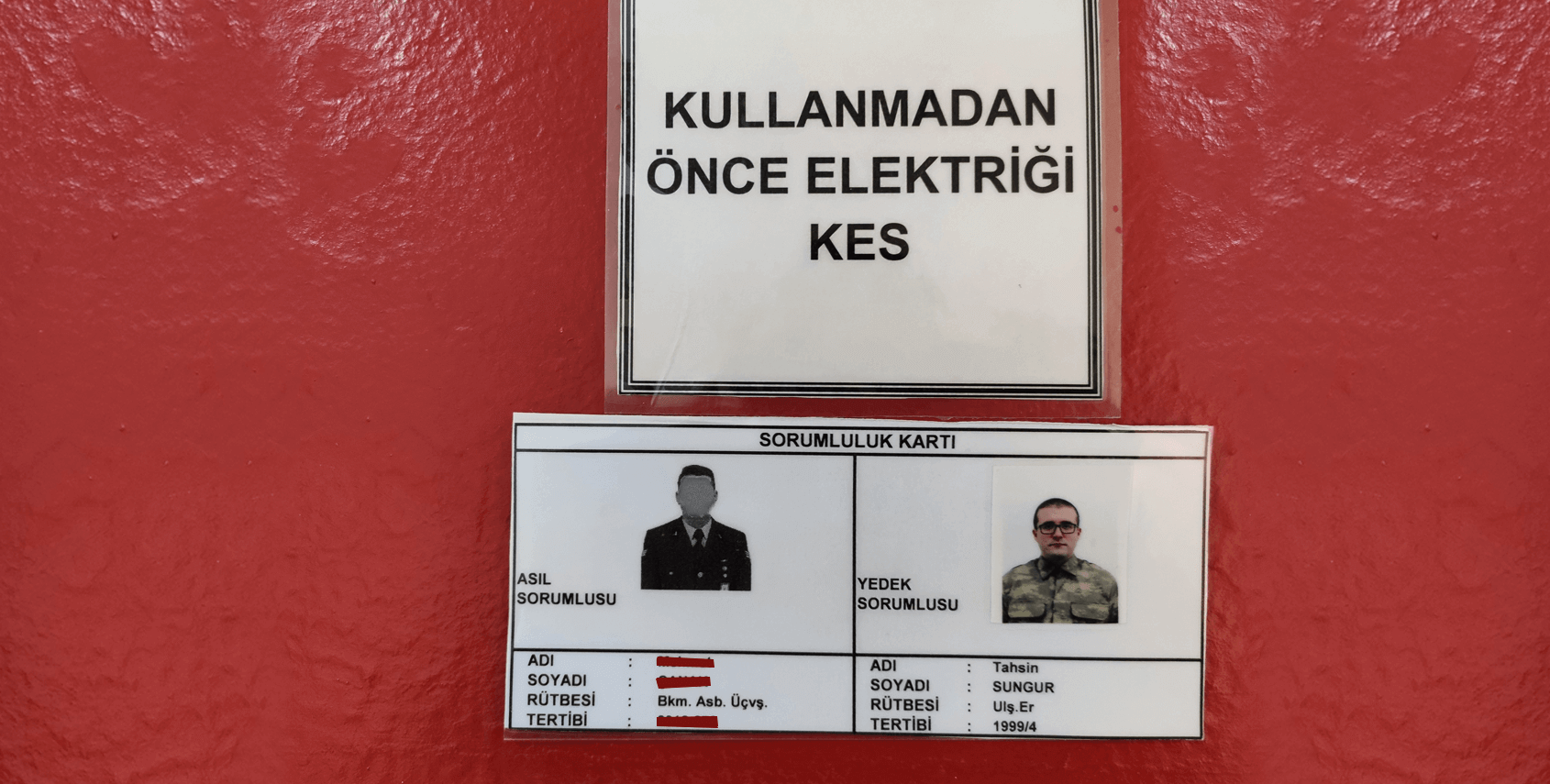 Benden bana 1:30 – 3:30 nöbeti