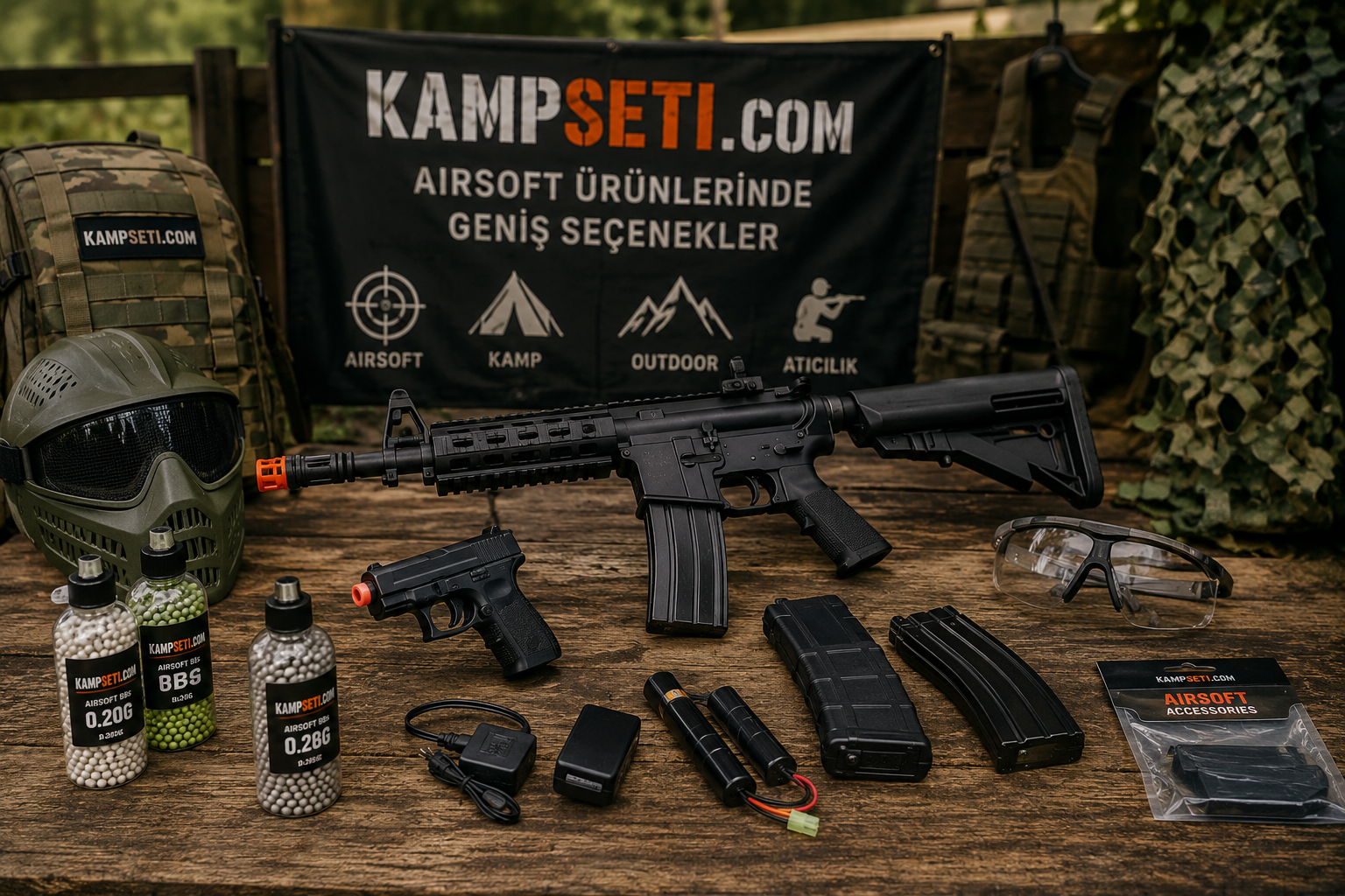 Kampseti.com Airsoft Ürünlerinde Geniş Seçenekler Sunuyor